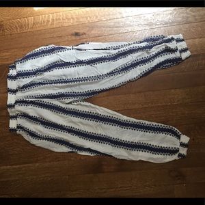 loose, patterned pants!